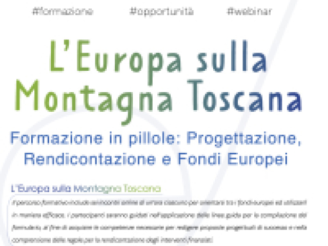 Formazione in pillole: Progettazione, Rendicontazione e Fondi Europei - dal 6 maggio al 10 giugno 2024