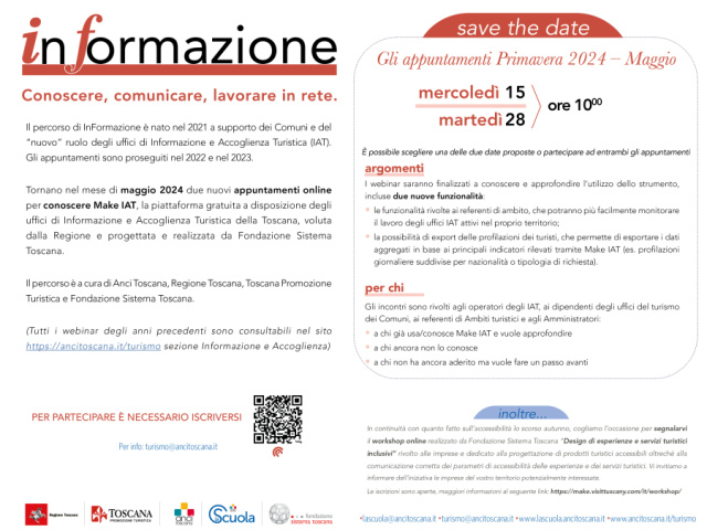 Percorso InFormazione 2024 - La piattaforma Make IAT e le sue nuove funzionalità