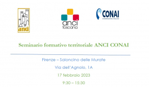 Seminario formativo territoriale ​Accordo Quadro ANCI CONAI 2020-2024