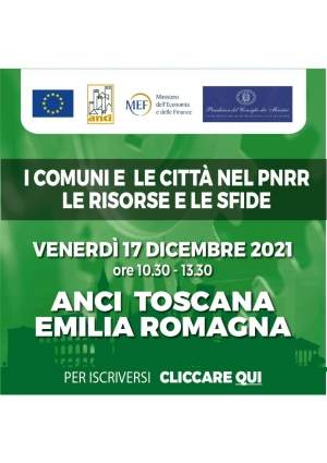Seminario online ANCI MEF - I Comuni e le citt&agrave; nel PNRR - Le risorse e le sfide