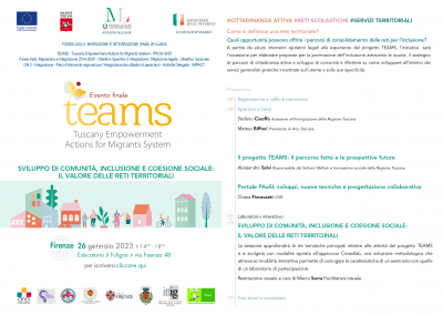 Sviluppo di comunit&agrave;, inclusione e coesione sociale: il valore delle reti territoriali