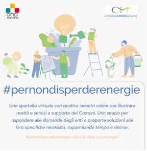 #pernondisperderenergie | sportello online "Il supporto amministrativo alla gestione degli interventi ammessi ai finanziamenti PNRR: come e perch&egrave;"