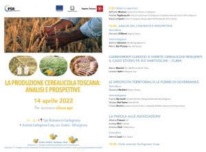 La produzione cerealicola toscana: analisi e prospettive - PS GO Varitoscan - Clima - San Romano in Garfagnana
