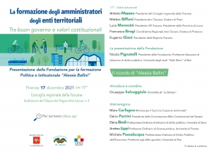 La formazione degli amministratori degli enti territoriali  - Tra buon governo e valori costituzionali