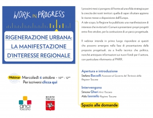 Rigenerazione urbana: la manifestazione d&rsquo;interesse  regionale
