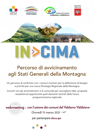 IN >CIMA Percorso di avvicinamento  agli Stati Generali della Montagna
