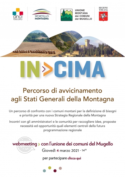 IN >CIMA Percorso di avvicinamento  agli Stati Generali della Montagna