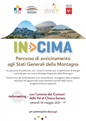 IN >CIMA Percorso di avvicinamento  agli Stati Generali della Montagna