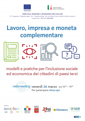 SAVOIR FAIRE: Lavoro, impresa e moneta complementare